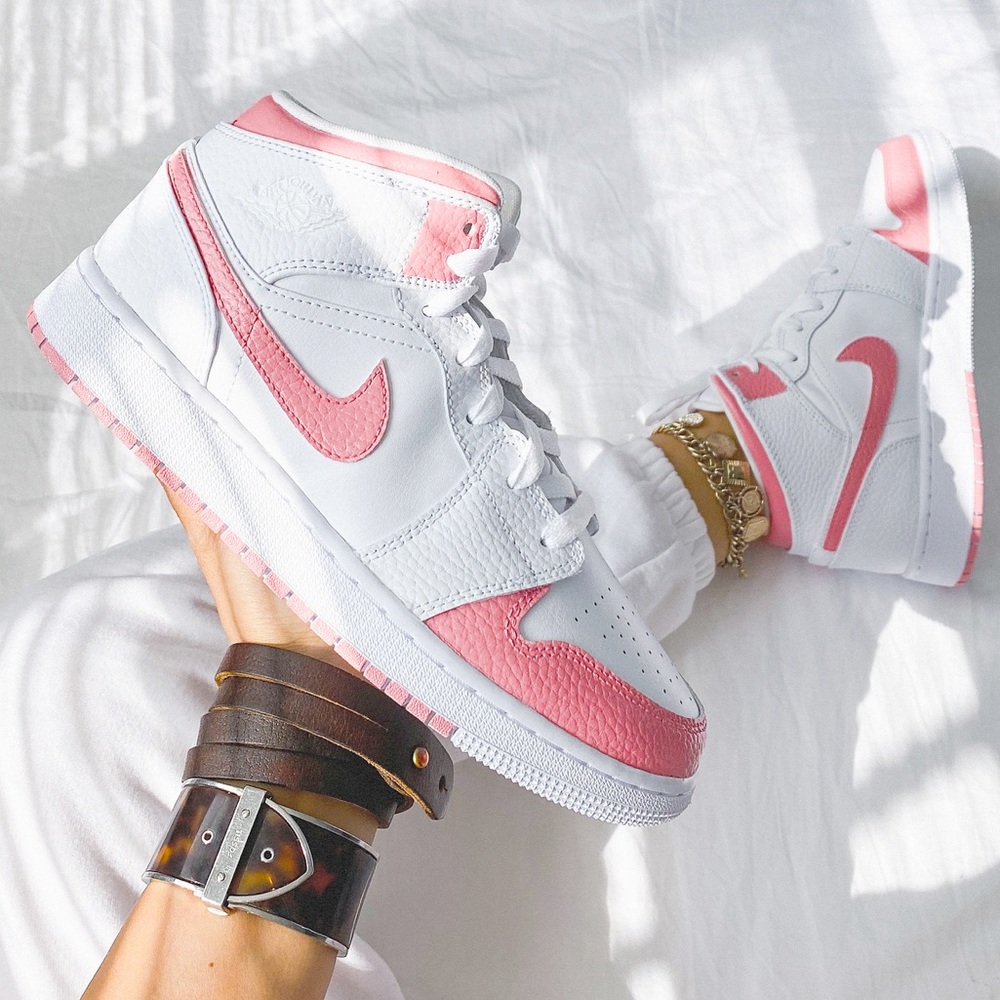 Nike custom air jordan 1 mid sneakers - Picture 3 of 3